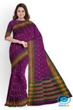 BANAHATTI COTTON SAREE WITH TRADITIONAL BORDER