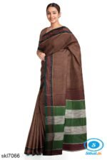 ILKAL COTTON RAGAWALI SAREE WITH CHIKKI PARAS BORDER