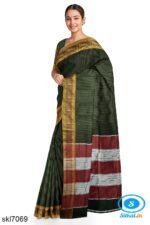 ILKAL COTTON RAGAWALI SAREE WITH CHIKKI PARAS BORDER