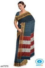 ILKAL COTTON RAGAWALI SAREE WITH CHIKKI PARAS BORDER