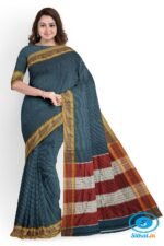 ILKAL COTTON RAGAWALI SAREE WITH CHIKKI PARAS BORDER