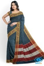 ILKAL COTTON RAGAWALI SAREE WITH CHIKKI PARAS BORDER