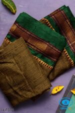 ILKAL COTTON RAGAWALI SAREE WITH CHIKKI PARAS BORDER