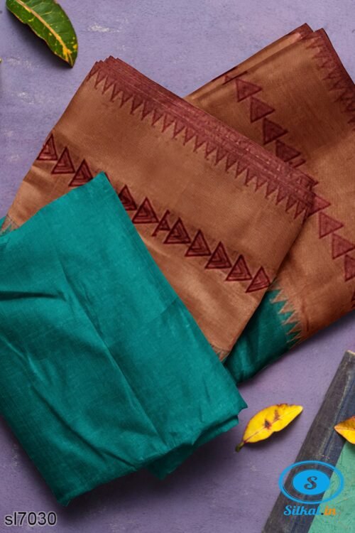 BANAHATTI COTTON SAREE WITH TRADITIONAL BORDER