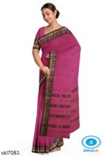 ILKAL COTTON PLAIN SAREE