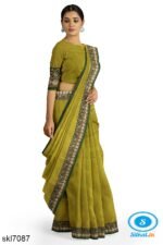 ILKAL COTTON PLAIN SAREE