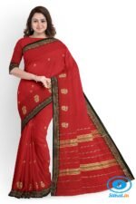 ILKAL COTTON PLAIN BUTTHA SAREE