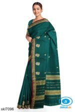 ILKAL COTTON PLAIN BUTTHA SAREE