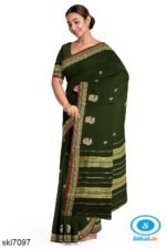 ILKAL COTTON PLAIN BUTTHA SAREE