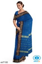 BANAHATTI COTTON SAREE WITH TRADITIONAL BORDER