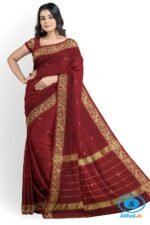 BANAHATTI COTTON SAREE WITH TRADITIONAL BORDER