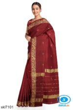 BANAHATTI COTTON SAREE WITH TRADITIONAL BORDER