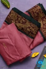 BANAHATTI COTTON SAREE WITH TRADITIONAL BORDER