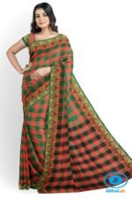 BANAHATTI COTTON SAREE WITH TEMPPAL BORDER