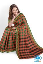 BANAHATTI COTTON SAREE WITH TEMPPAL BORDER