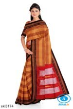 ILKAL HANDLOOM PURE SILK PALLU MASRISE COTTON SAREES