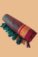 GULEDGUDDA KHANA COTTON DUPPATTA WITH TASSELS