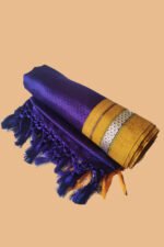 GULEDGUDDA KHANA COTTON DUPPATTA WITH TASSELS