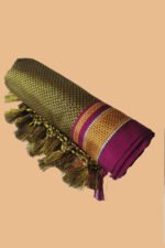 GULEDGUDDA KHANA COTTON DUPPATTA WITH TASSELS