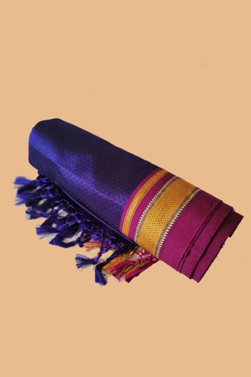 GULEDGUDDA KHANA COTTON DUPPATTA WITH TASSELS