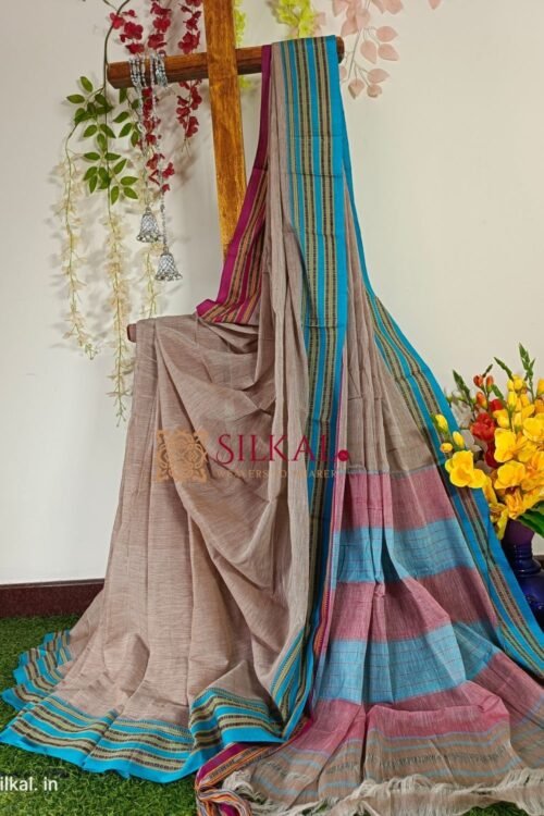 PATTEDA ANCHU PURE COTTON HANDLOOM SAREE