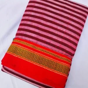 Patteda Anchu Stripe with Chikki Paras