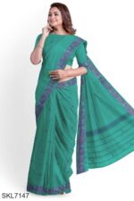 Banahatti Cotton Butta Light Color Saree