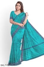 Banahatti Cotton Butta Light Color Saree