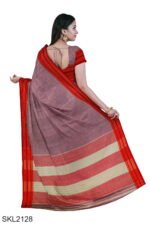 Patteda Anchu Pure Cotton With Gaadi Dhadi Border Saree