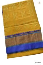 Ilkal Embossed With Mercerized Cotton Saree