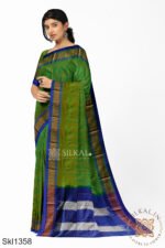 Ilkal Embossed With Mercerized Cotton Saree