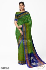 Ilkal Embossed With Mercerized Cotton Saree