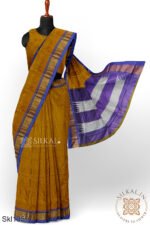 Ilkal Embossed With Mercerized Cotton Saree