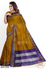 Ilkal Embossed With Mercerized Cotton Saree