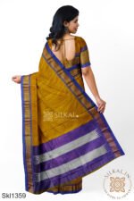 Ilkal Embossed With Mercerized Cotton Saree