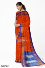 Ilkal Embossed With Mercerized Cotton Saree