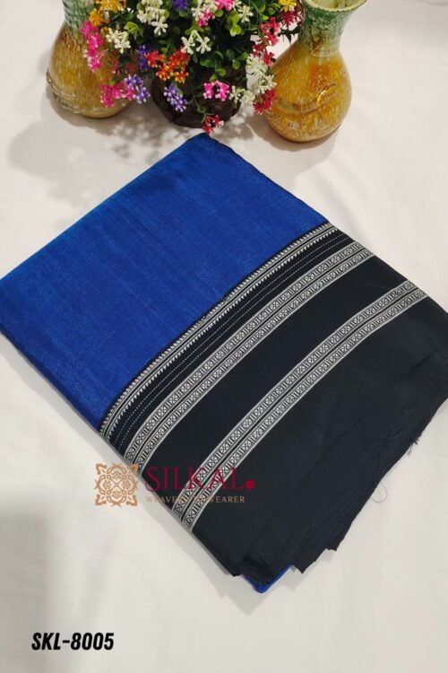 Ilkal Handloom Viscose Silk Gayatri Border Saree