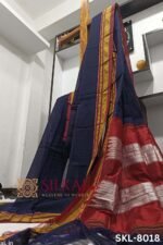 Ilkal Handloom Cotton Silk Chikki Paras Border Saree