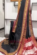 Ilkal Handloom Cotton Silk Chikki Paras Border Saree