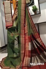 ILKAL VISCOSE SILK KADDI SAREE WITH GOMI BORDER