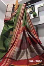 ILKAL VISCOSE SILK KADDI SAREE WITH GOMI BORDER