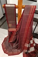 ILKAL VISCOSE SILK KADDI SAREE WITH GOMI BORDER