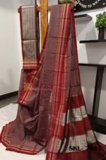 ILKAL VISCOSE SILK KADDI SAREE WITH GOMI BORDER