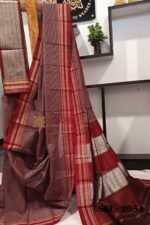 ILKAL VISCOSE SILK KADDI SAREE WITH GOMI BORDER