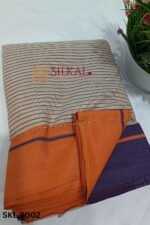 PLAIN PATTEDA ANCHU PURE COTTON HANDLOOM SAREE