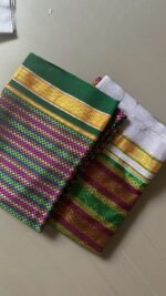 VISCOSE KHANA SAREES & 3 KHANA BLOUSES