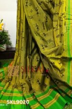 Ilkal Print Viscose Silk Gayatri Border Saree