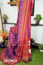 Ilkal Print Viscose Silk Gayatri Border Saree