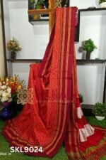 Ilkal Print Viscose Silk Gayatri Border Saree