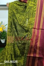 Ilkal Print Viscose Silk Gayatri Border Saree